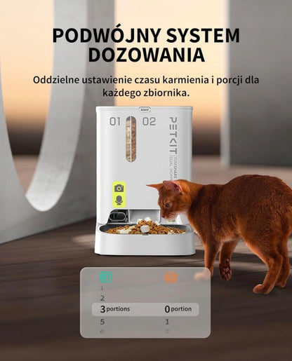 Dozownik karmy dla kota