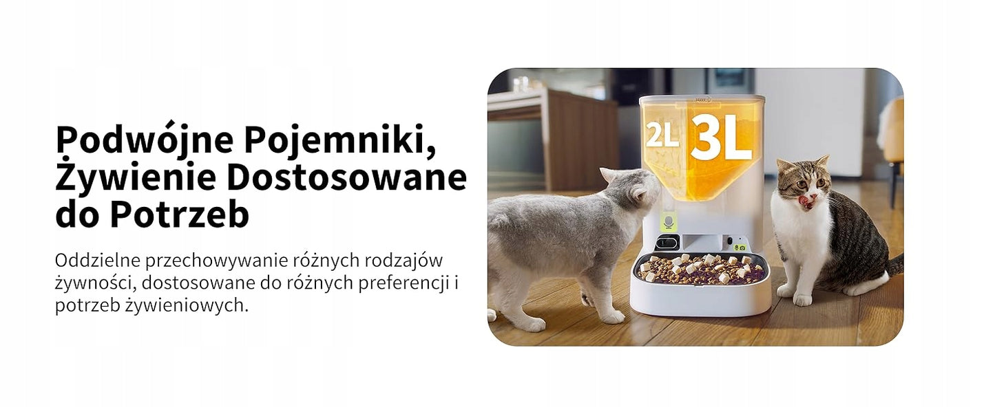 Dozownik karmy dla kota