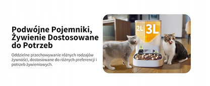 Dozownik karmy dla kota
