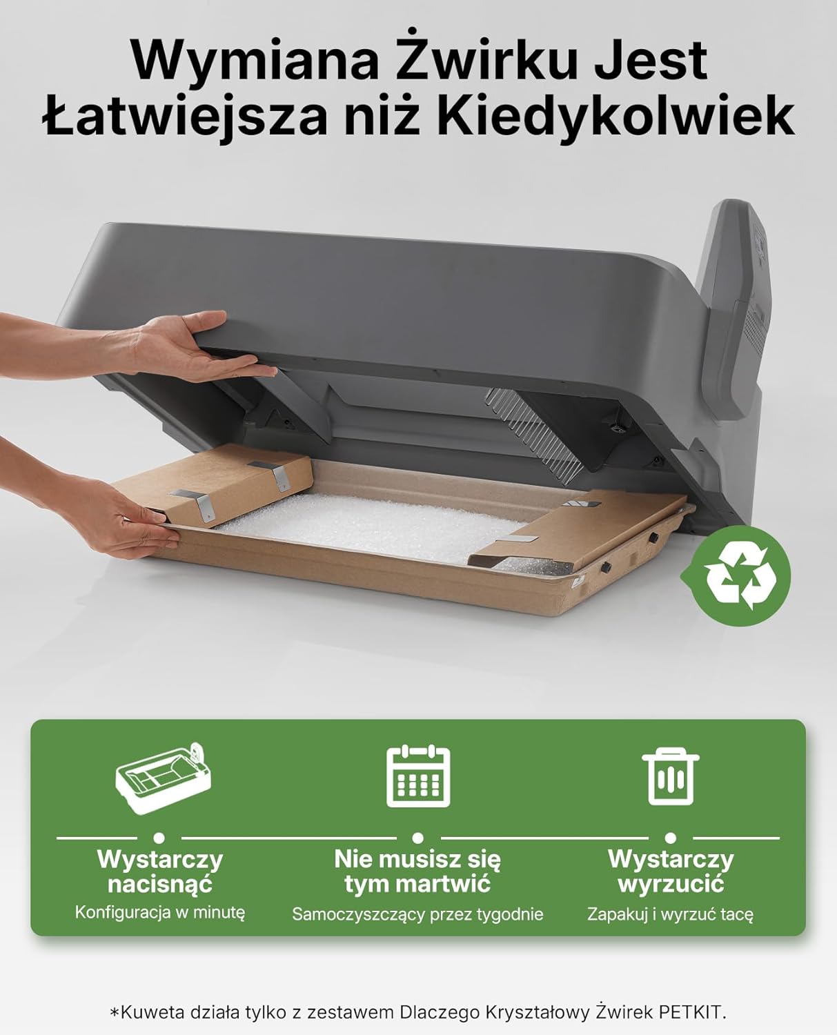Automatyczna Kuweta Samoczyszcząca PETKIT z kamerą AI